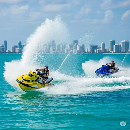 2-hour jet ski playground package with free Picnic Island trip