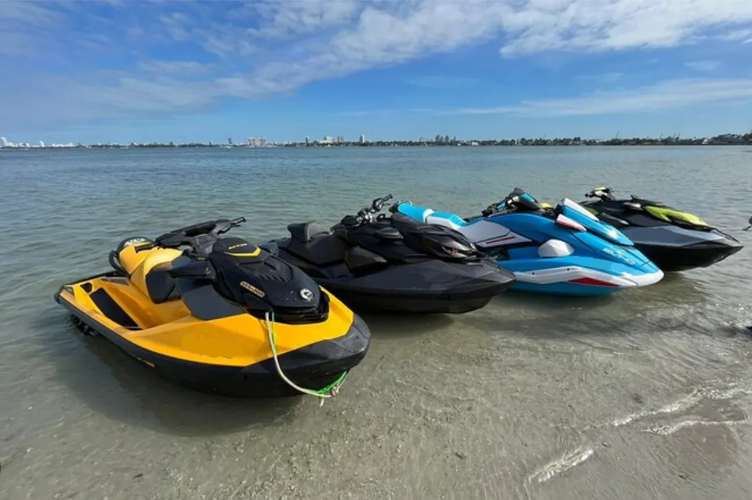 High-performance jet ski rentals
